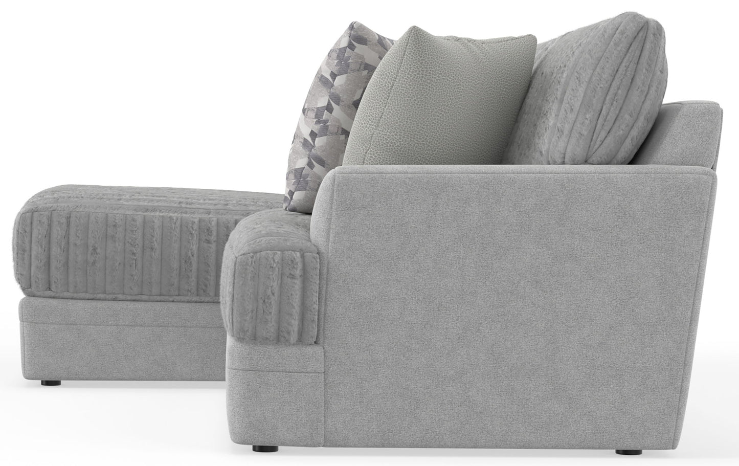 Titan - Sectional With Comfort Coil Seating And Accent Pillows Included