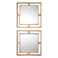 Allick - Square Mirrors (Set of 2) - Gold