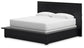 Londer - King Panel Bed - Black