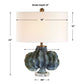 Ruffle Up - Table Lamp - Blue Green
