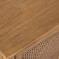 Coast - 2 Door Rattan Cabinet - Woodtone