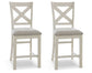 Robbinsdale - Rectangular Counter Height Dining Extension Table Set