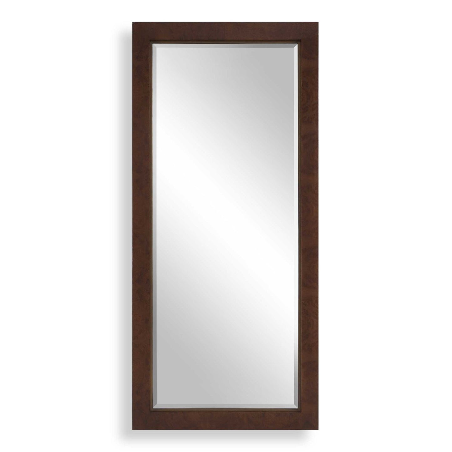 Durant - Tall Wood Mirror - Brown