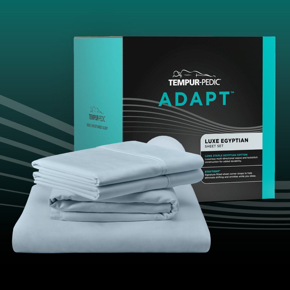 Tempur-Adapt - Tempur-Adapt Luxe Egyptian Cotton Sheets - Sleepy Blue