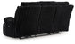 Rhine Falls - Reclining Power Sofa With Drop Down Table - Onyx