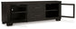 Galliden - Extra Large TV Stand - Black