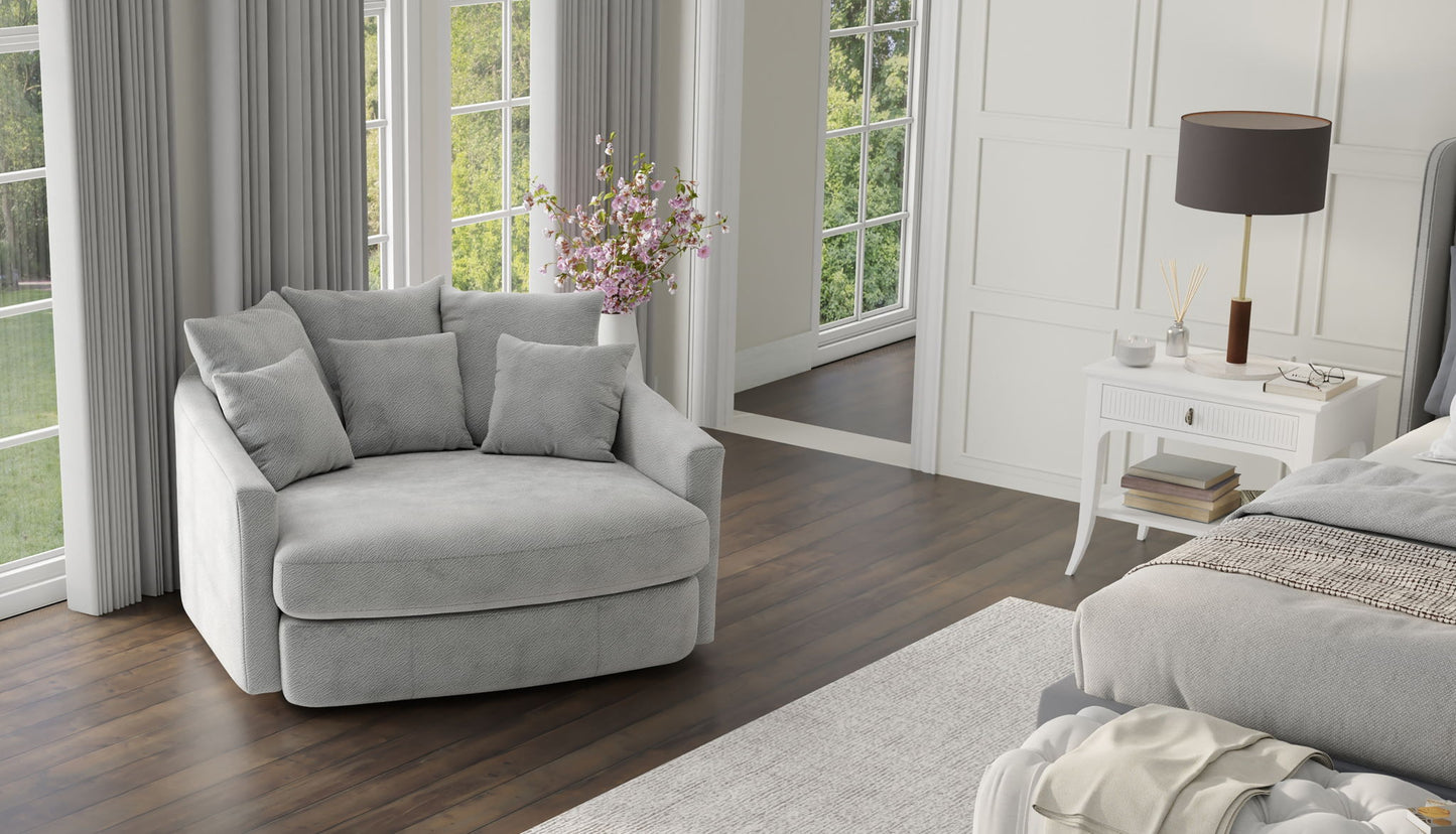 Matty - Round Accent Cuddle Chaise