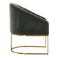 Hanni - Dining Chair - Charcoal / Gold