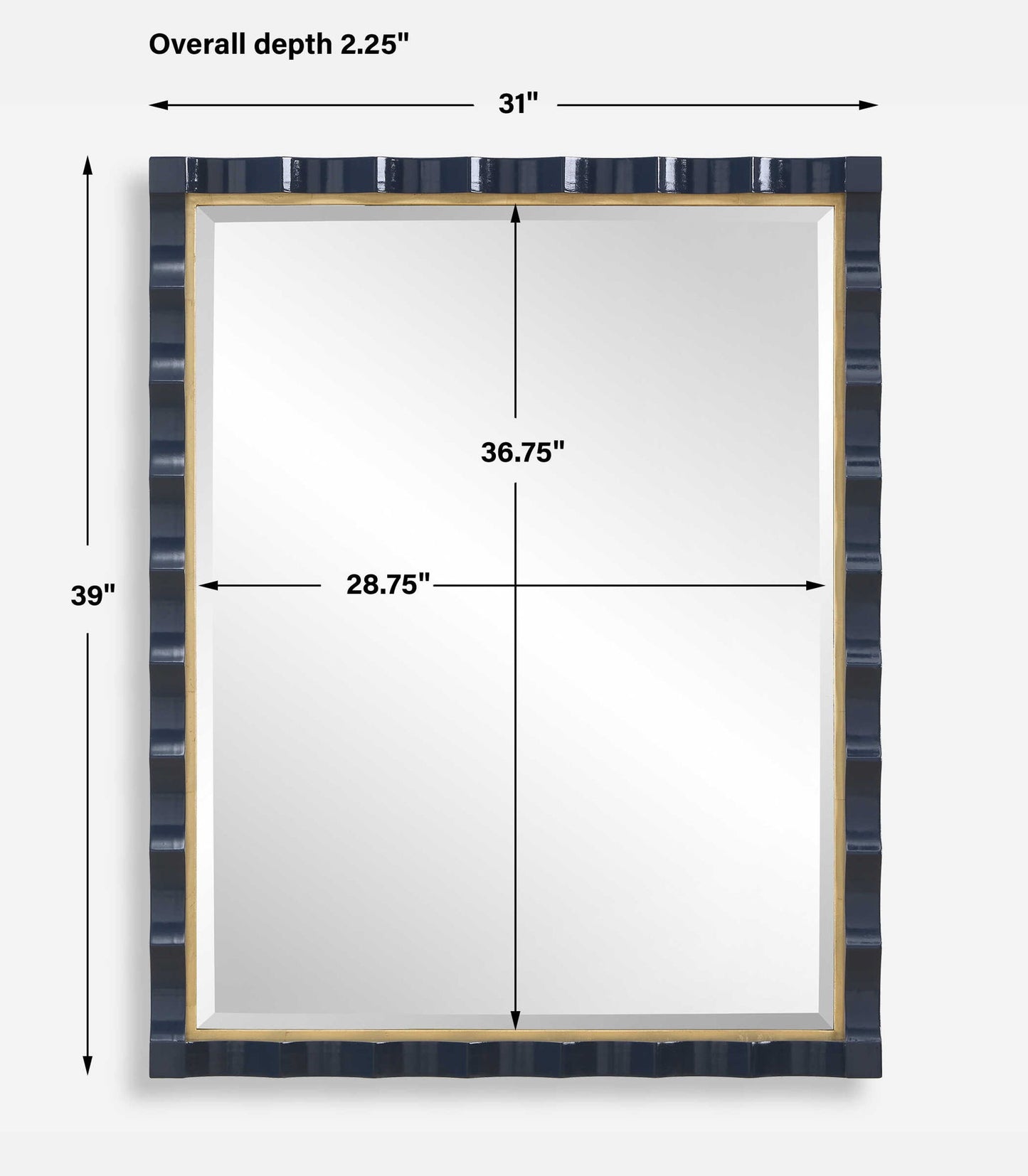 Gulf - Mirror - Navy
