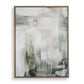 Subliminal Drift - Framed Modern Art - Black / Brown / Gray / Green / White