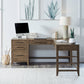 Shaker Lakes - L Shaped Desk Set - Harvest Brown
