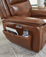 Healy Pier - Power Recliner / Adj Headrest - Chocolate