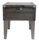 Todoe - Rectangular End Table - Dark Gray
