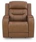 Knightington - 3 Pc. - Power Reclining Sofa, Loveseat And Recliner - Caramel