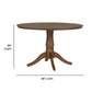 Azalea - Round Dining Table - Walnut