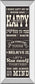 L-o-v-e Il By Pela Studio - Mirror Framed Print Wall Art - Balck - Black
