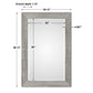 Leiston - Metallic Mirror - Silver