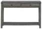 Freedan - Console Sofa Table - Grayish Brown