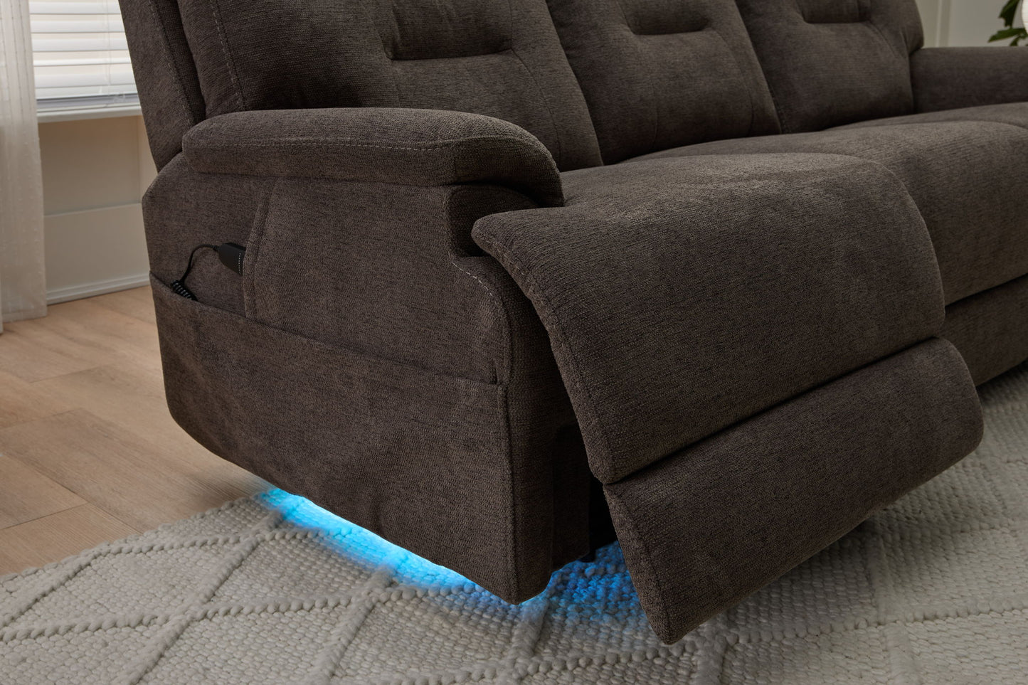 Zofa - Power Sleep Sofa With Power Headrests & Lumbar