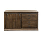 Stone Brook - Computer Credenza - Rustic Saddle