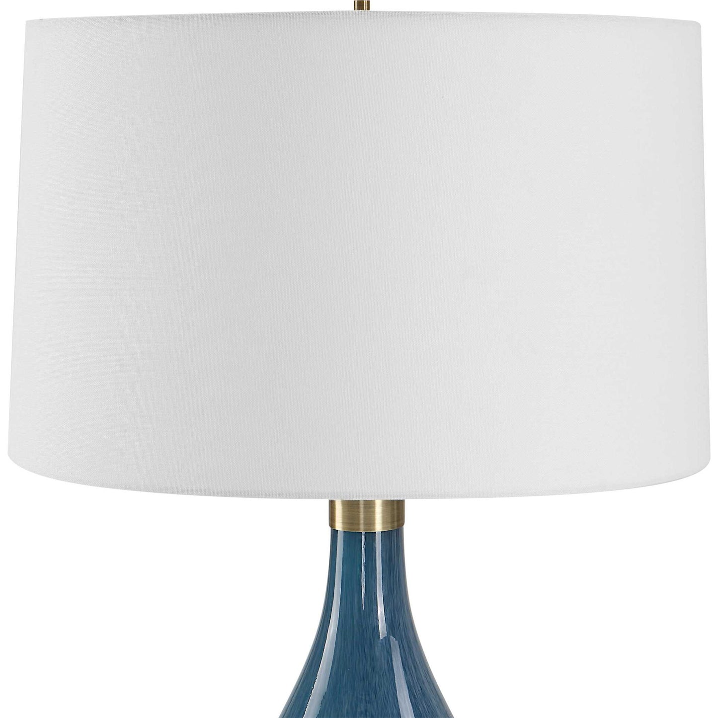 Riviera - Art Glass Table Lamp - Blue