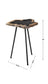 Mircea - Petrified Wood Accent Table - Black & Light Brown