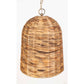 Rotorua - 1 Light Sea Grass Pendant - Light Brown