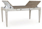 Skempton - RECT DRM Table w/Storage - White