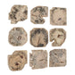 Bahati - Wood Bleached Wall Decor (Set of 9) - Brown