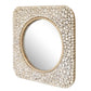 Merak - Teak Mosaic Mirror - Woodtone