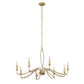 Corella - 8 Light Chandelier - Gold