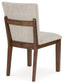 Kraeburn - Dining Upholstered Side Chair (Set of 2) - Beige / Brown