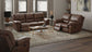 Stetson - Power Lay Flat Recliner - Walnut