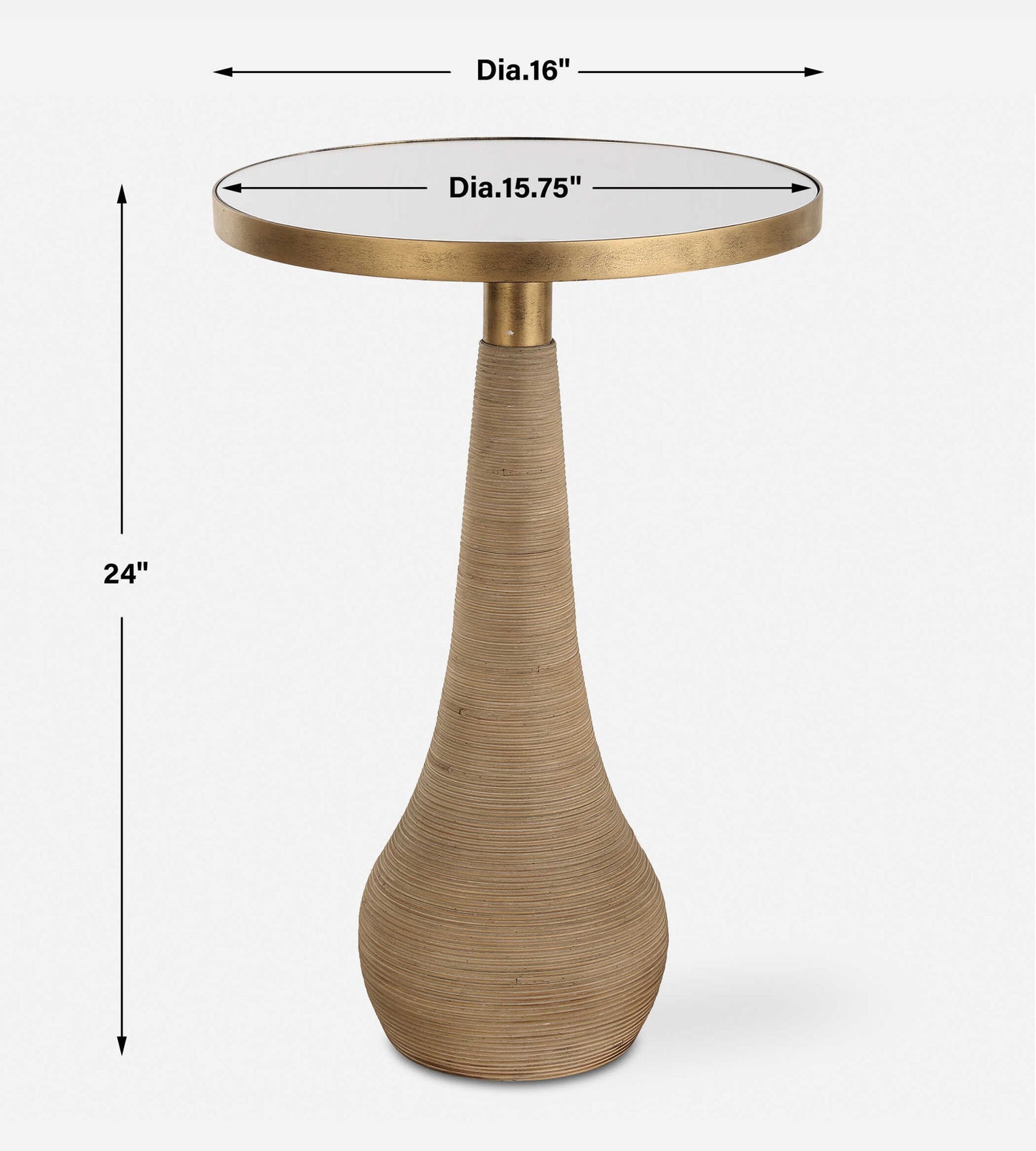 Terra - Brass Accent Table