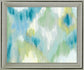 Mist Meadow - 28" x 34" Framed Wall Art - Light Blue