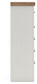 Savonport - Five Drawer Chest - White / Brown