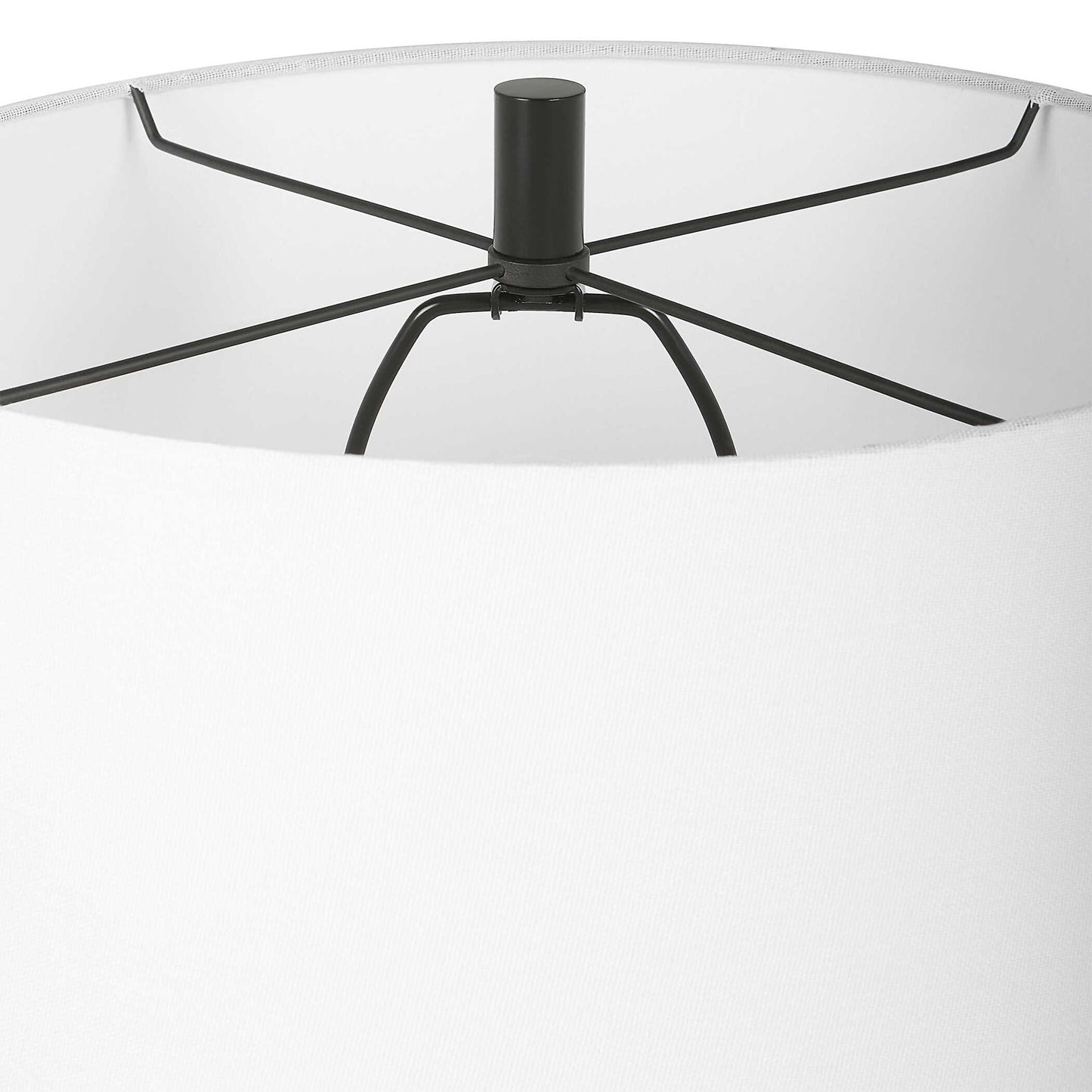 Collar - Gloss White Table Lamp