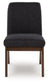 Dilenno - Dining Upholstered Side Chair (Set of 2) - Dark Brown