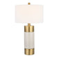 Adelia - Ivory & Brass Table Lamp