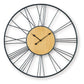 Brockett - Wall Clock - Black / Natural