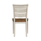 Farmhouse Reimagined - Ladder Back Side Chair - White