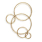 Golden Bubbles - Metal Wall Decor