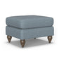Moxy - Fabric Ottoman, Round Turned Legs