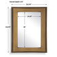 Around The Bend - Mirror - Golden Bronze