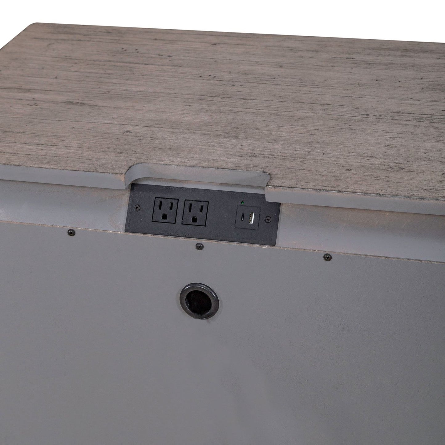 Big Valley - 2 Drawer Night Stand w/ Charging Station