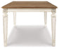 Realyn - Rectangular Dining Room Extension Table - Chipped White
