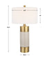 Adelia - Ivory & Brass Table Lamp