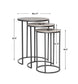 Erik - Metal Nesting Tables (Set of 3) - Dark Gray