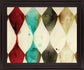 Vivid Hourglass - 28" x 34" Framed Wall Art - Beige