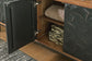 Dorannby - Accent Cabinet - Black / Brown